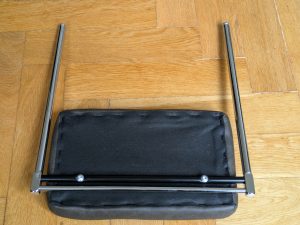 Fußstütze des Dowinx LS 6689 Gaming-Stuhls von unten