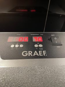 GRAEF DA510EU Dörrautomat Displayanzeige