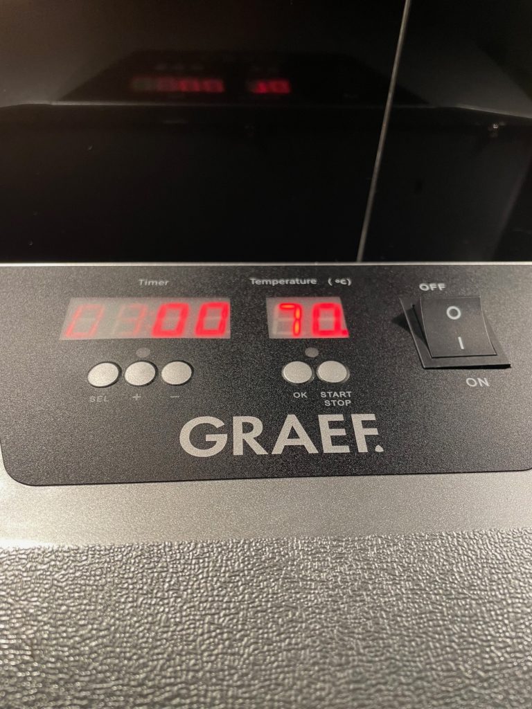 GRAEF DA510EU Dörrautomat Displayanzeige