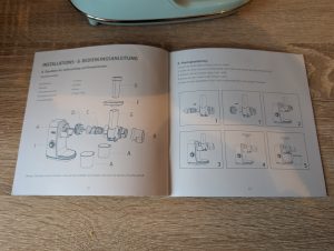 Hazel Quinn Slow Juicer Aufbauanleitung