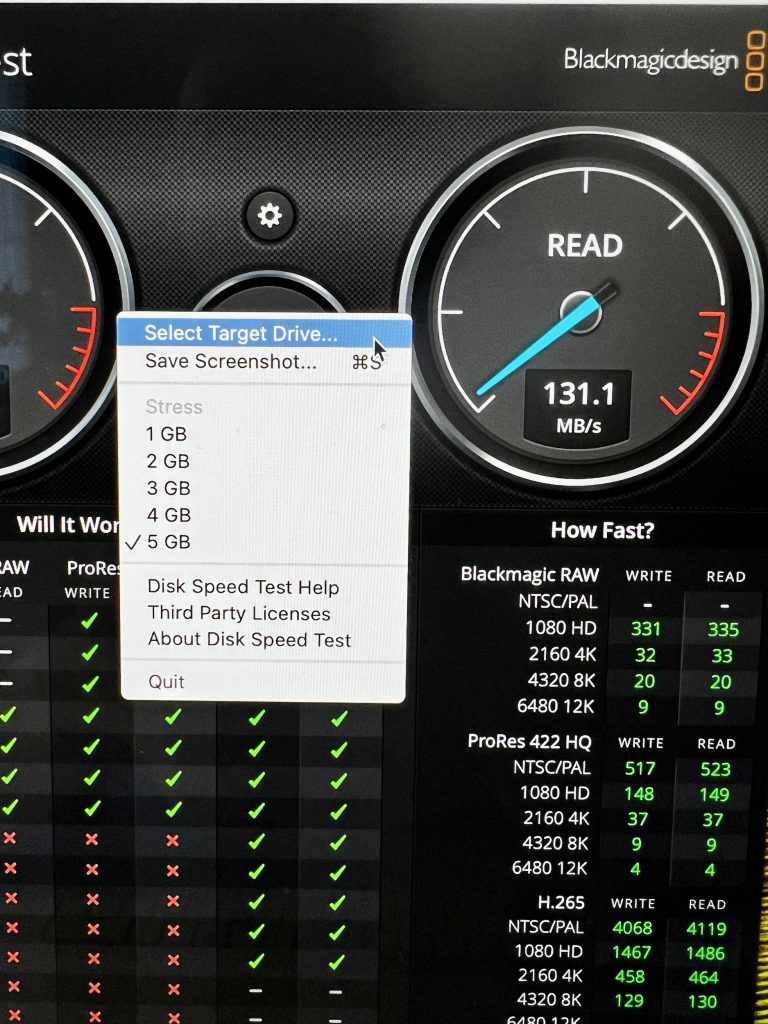 Seagate STGX2000400 externe Festplatte Testverfahren Geschwindigkeit