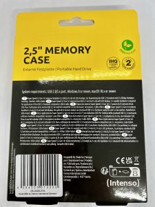 Externe Festplatte Intenso 6021560 Memory Case