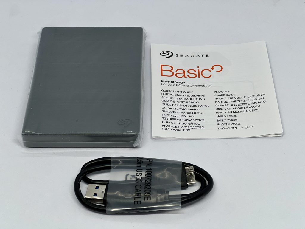 Seagate Basic STJL4000400 externe Festplatte mit Zubehör