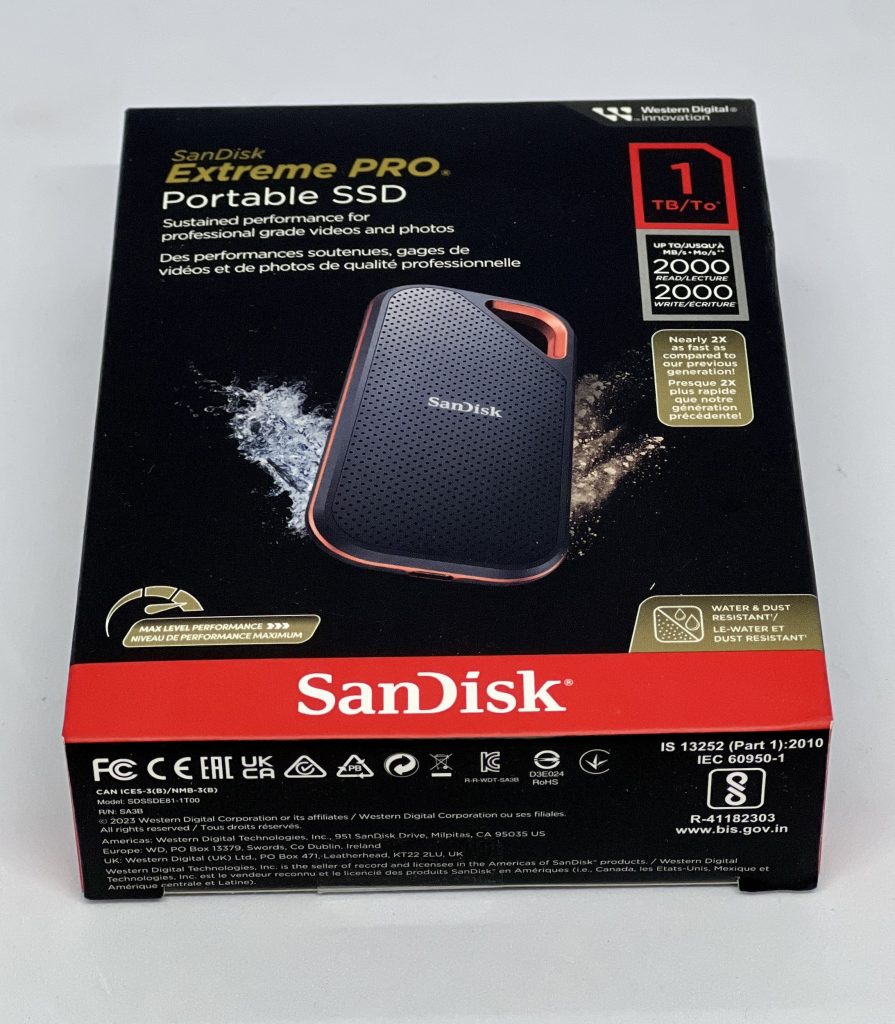 SanDisk Extreme PRO Portable SSD 1 TB externe Festplatte