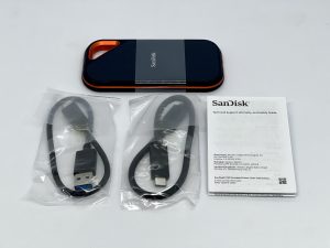 SanDisk Extreme PRO Portable SSD 1 TB externe Festplatte Lieferumfang