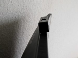 Kamera des Acer VERO CB343CURD Monitors von der Seite