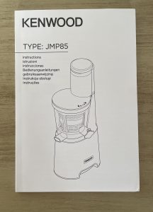 Kenwood PureJuice Pro JMP85.00SI Slow-Juicer Bedienungsanleitung