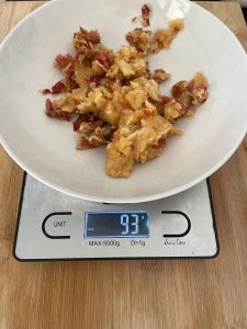 Kenwood PureJuice Pro JMP85.00SI Slow-Juicer Gewicht zusammengekratzter Apfeltrester