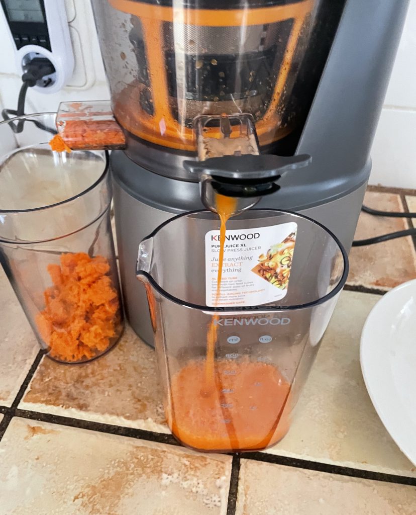 Kenwood PureJuice Pro JMP85.00SI Slow-Juicer Möhren-Test