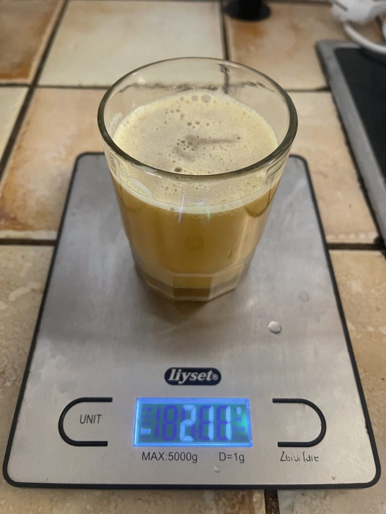 Kenwood PureJuice Pro JMP85.00SI Slow-Juicer beim zweiten Apfeltest