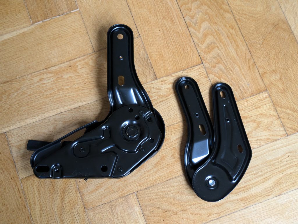 Kippmechanik des Dowinx LS 6689 Gaming-Stuhls von hinten