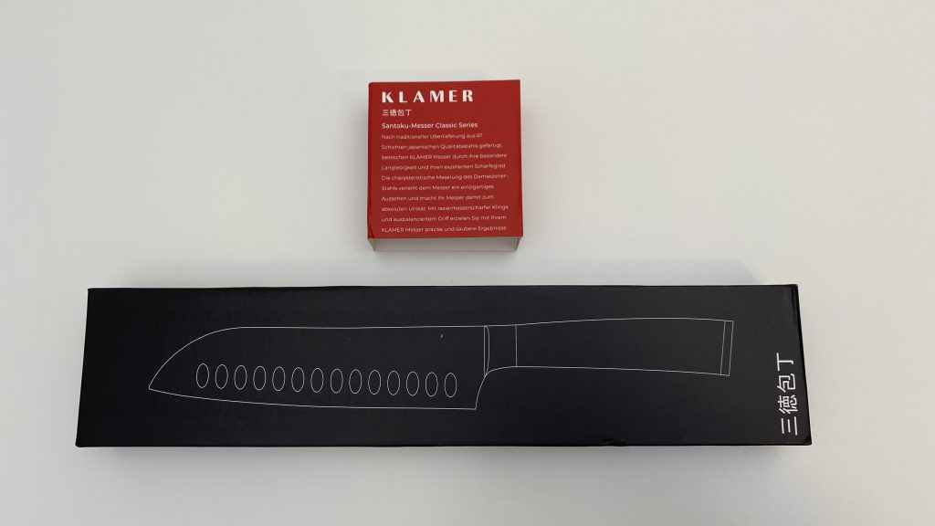 Klamer Premium Küchenmesser Verpakcung