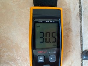 Lautstärke des Meaco Armin 680 Luftbefeuchters