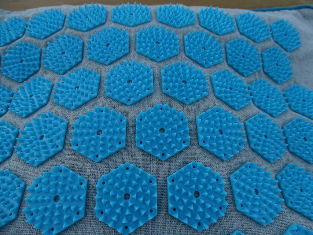 Mental-High Akupressurmatte Nackenkissen Spitzen
