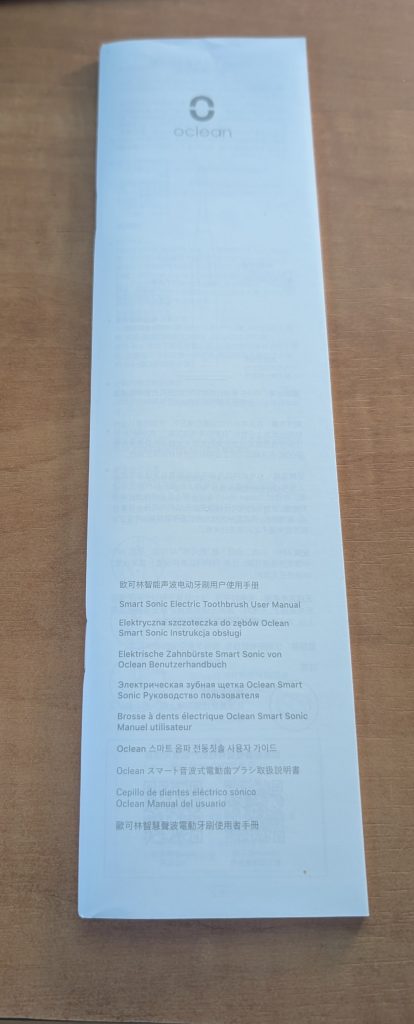 Oclean X Pro Elite Schallzahnbürste Bedienungsanleitung