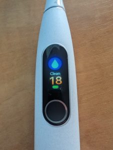Oclean X Pro Elite Schallzahnbürste Farbdisplay