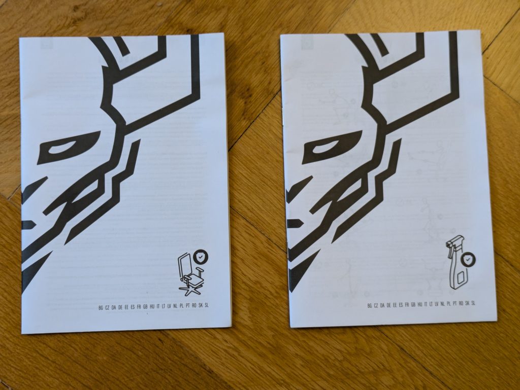 Pflegehinweise des Diablo X-Ray 2.0 Gaming-Stuhls