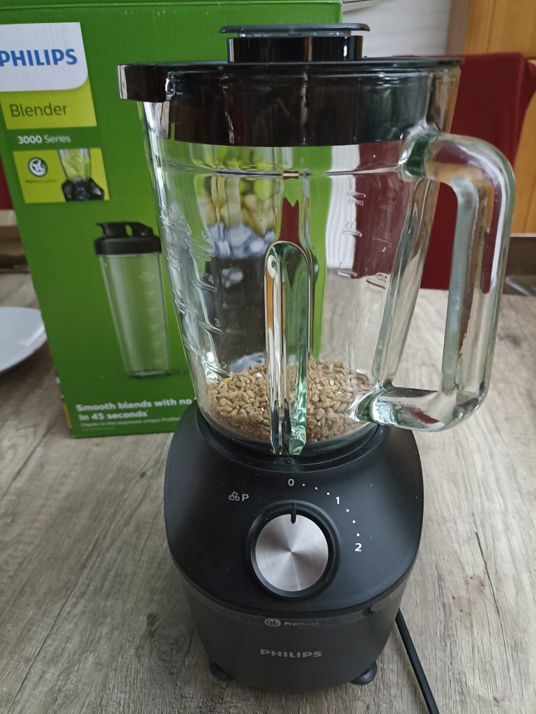 Philips 3000 Series HR229141 Standmixer, Vollkornweizen im Glasbehälter
