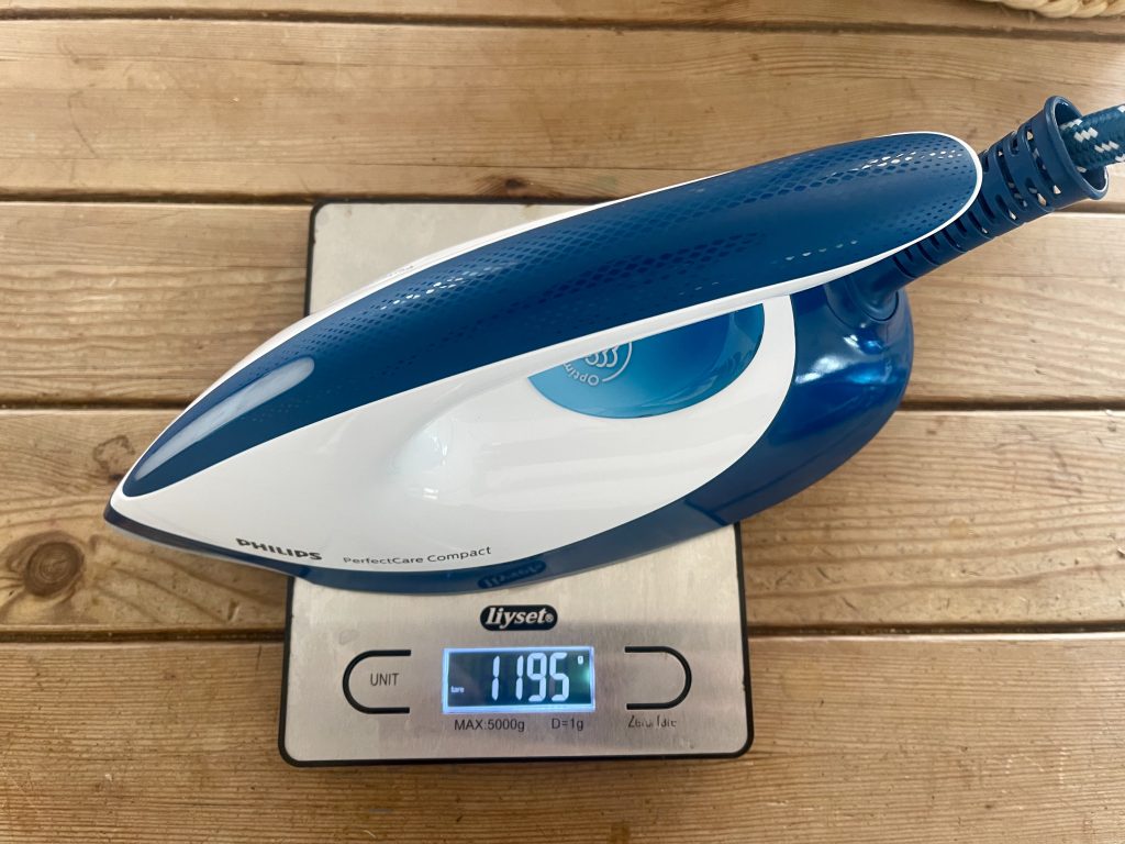 Philips PerfectCare Compact GC7844:20 Dampfbügelstation Gewicht Handstück