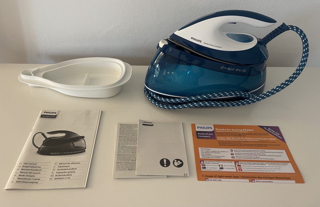 Philips PerfectCare Compact GC7844:20 Dampfbügelstation ausgepackt