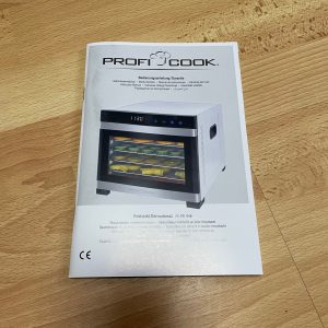 ProfiCook® PC-DR 1218 Dörrautomat Bedienungsanleitung