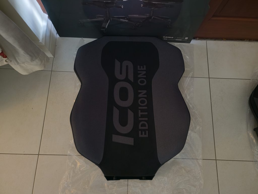 Rückenlehne des Quersus ICOS Edition ONE Gaming-Stuhls von nahem