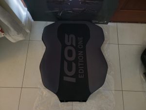 Rückenlehne des Quersus ICOS Edition ONE Gaming-Stuhls von nahem