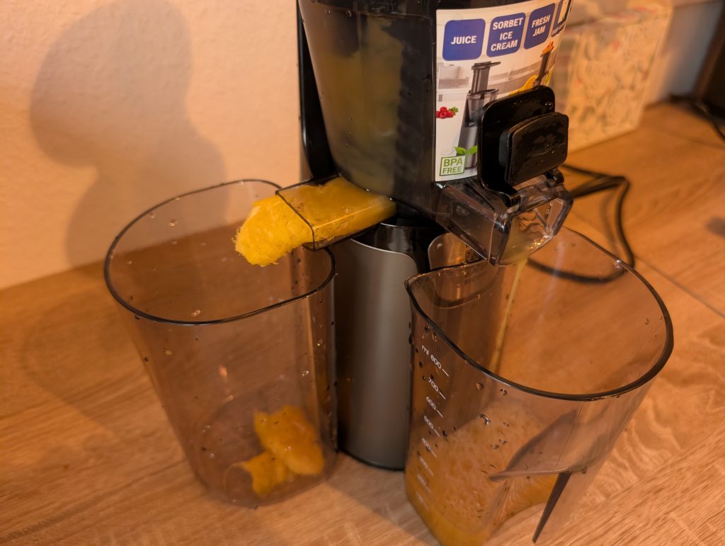 Severin ES 3571 Slow-Juicer Orangen pressen
