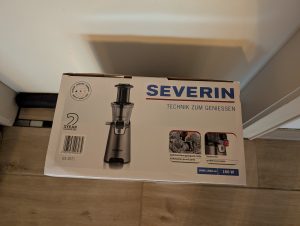 Severin ES 3571 Slow-Juicer Verpackung von oben