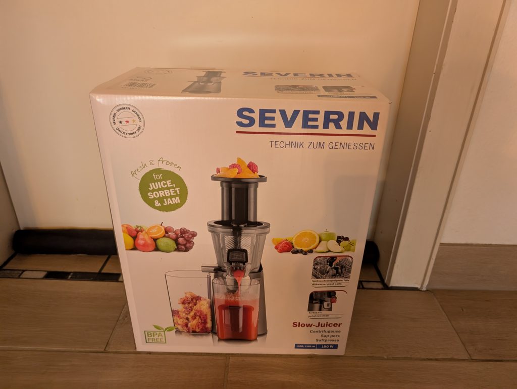 Severin ES 3571 Slow-Juicer Verpackung vorn