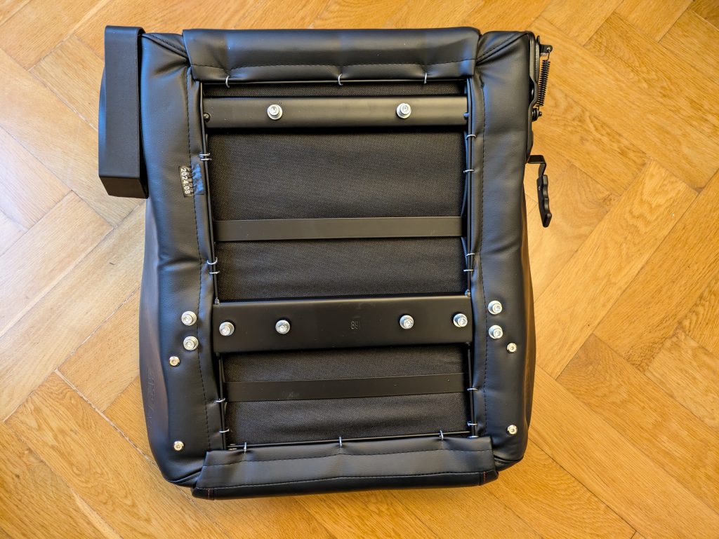 Sitzfläche des Diablo X-Ray 2.0 Gaming-Stuhls von unten