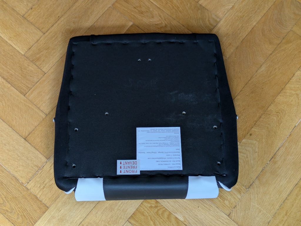 Sitzfläche des GTPLAYER GT800A Gaming-Stuhl von unten
