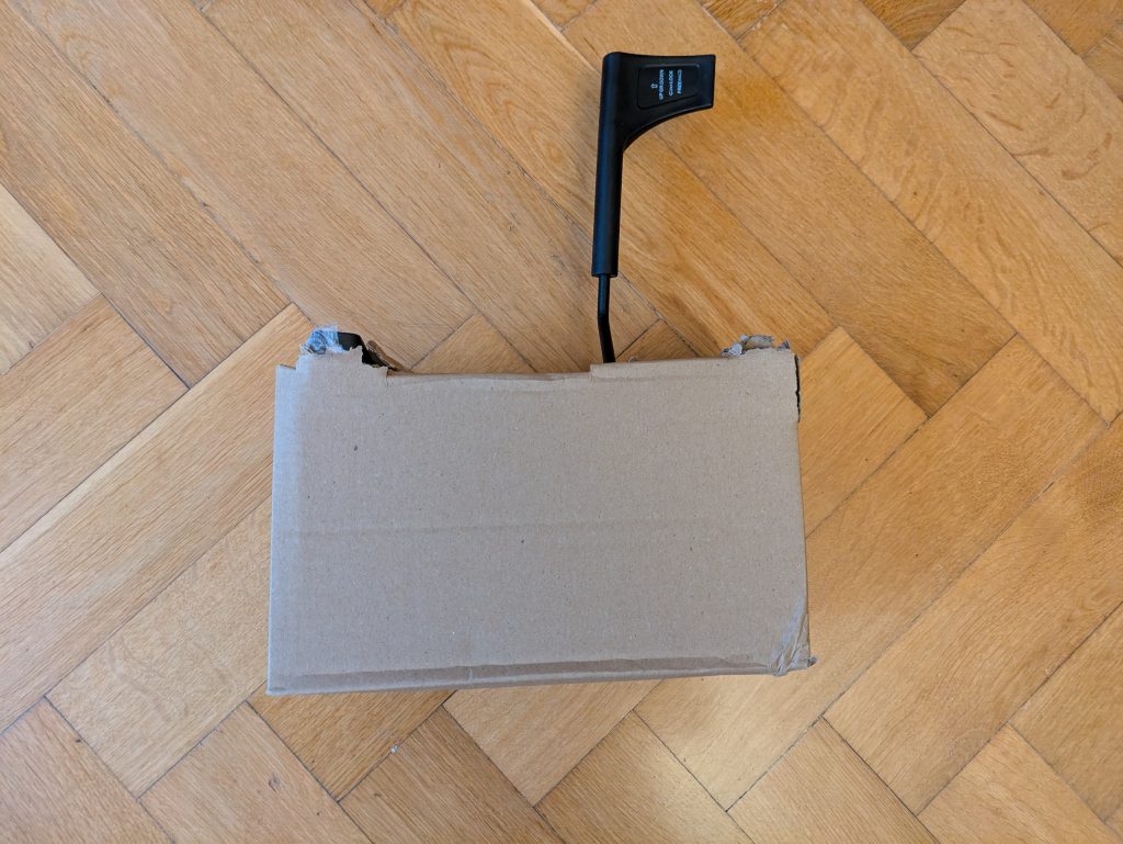Sitzmechanik des Diablo X-Ray 2.0 Gaming-Stuhls verpackt