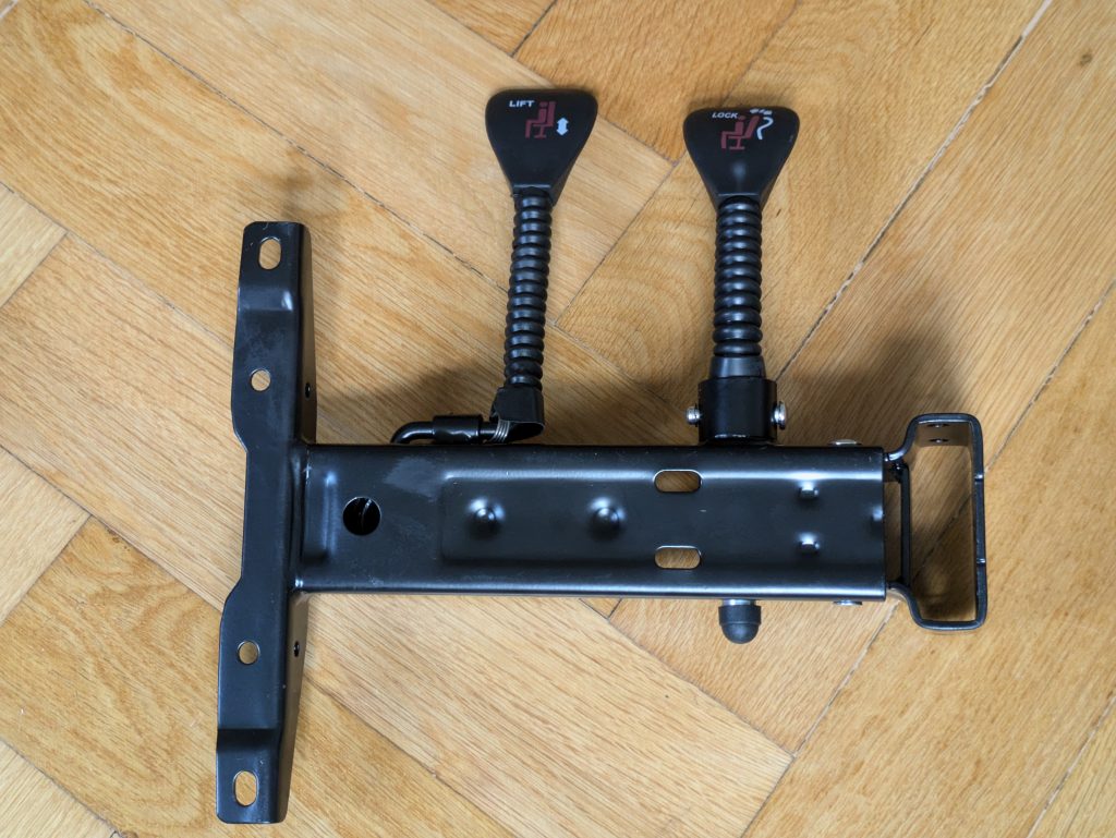 Sitzmechanik des GTPLAYER GT800A Gaming-Stuhls von unten