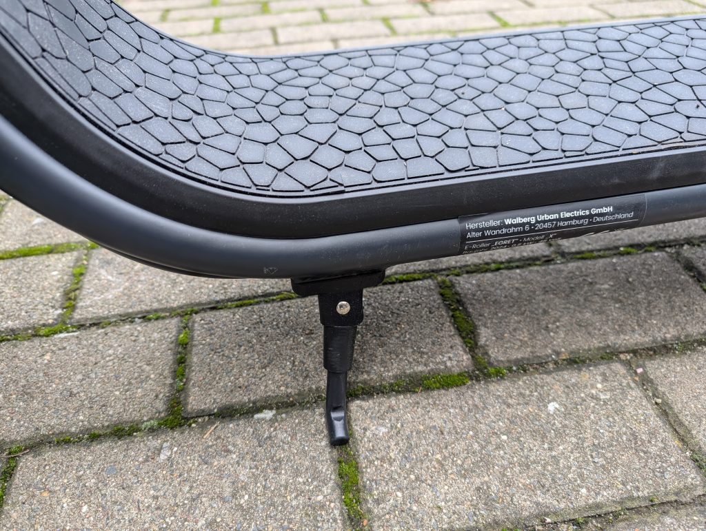 Ständer des Egret X+ E-Scooters