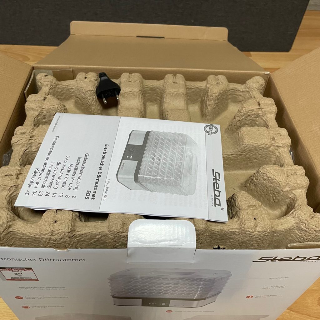 Steba ED5 Dörrautomat verpackt