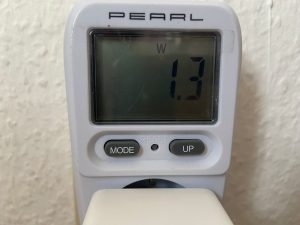 Stromverbrauch des Meaco Armin 680 Luftbefeuchters (2)