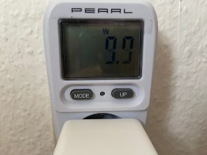 Stromverbrauch des Meaco Armin 680 Luftbefeuchters