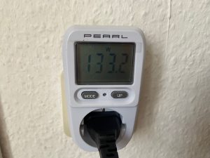 Stromverbrauch des Peach PS600-10 Aktenvernichters
