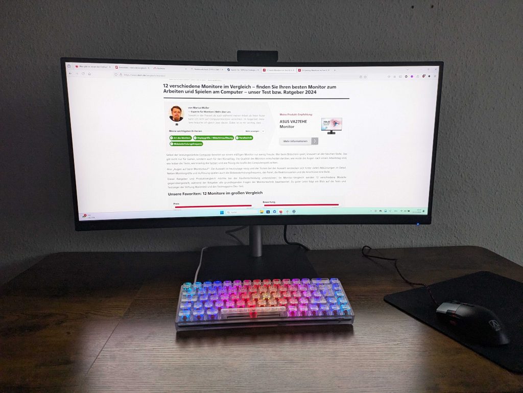 Titelbild des Acer VERO CB343CURD Monitors