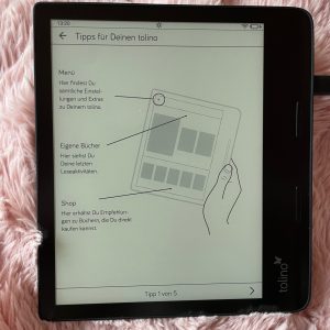 Tolino Epos 3 eBook-Reader Hinweise