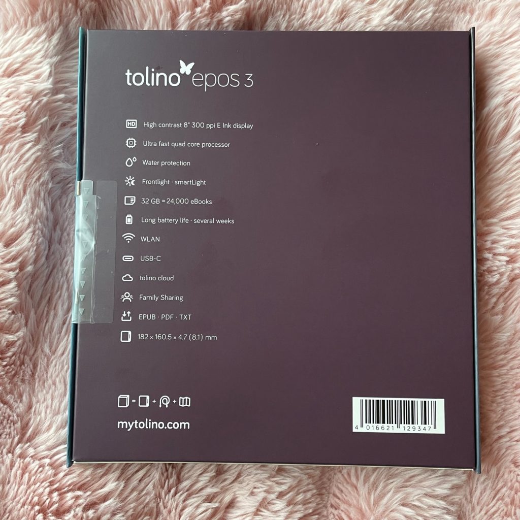 Tolino Epos 3 eBook-Reader Karton