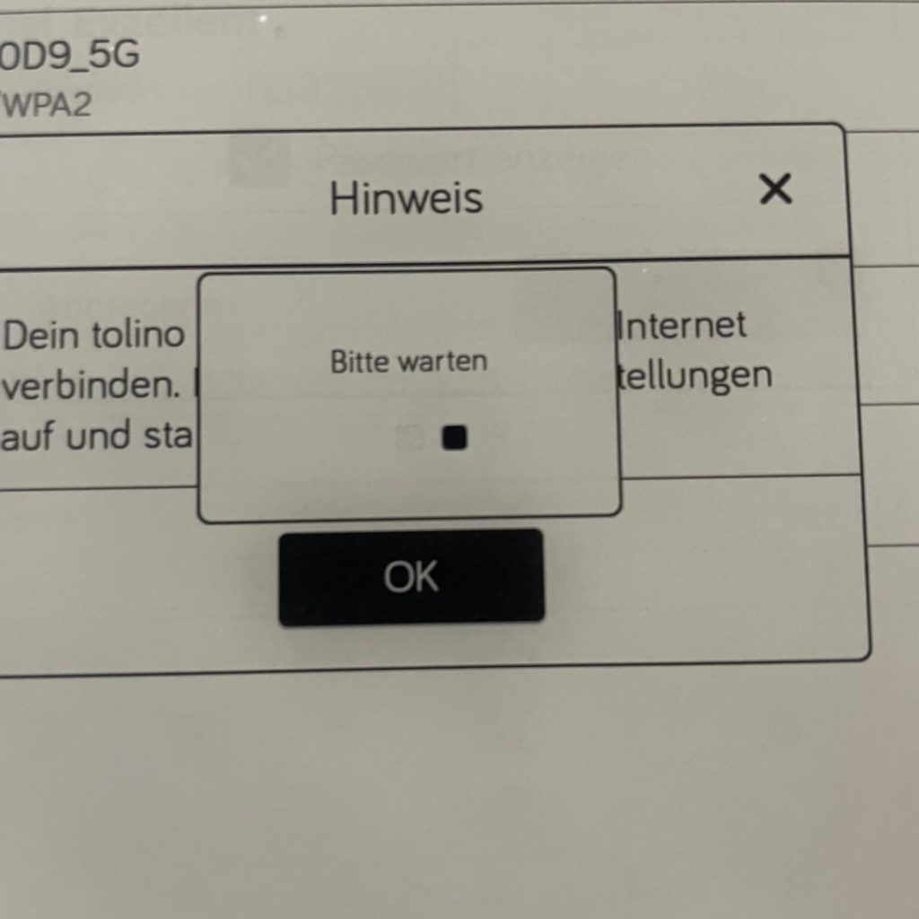 Tolino Epos 3 eBook-Reader Ladezeit