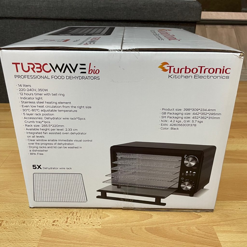 TurboWave BIO Dörrgerät Verpackung