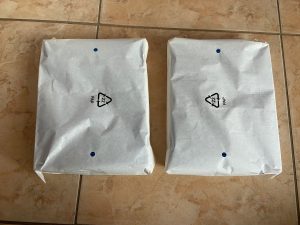 Verpackte Filter des Meaco Armin 680 Luftbefeuchters