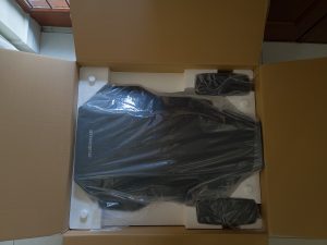 Verpackung des Quersus ICOS Edition ONE Gaming-Stuhls geöffnet (7)