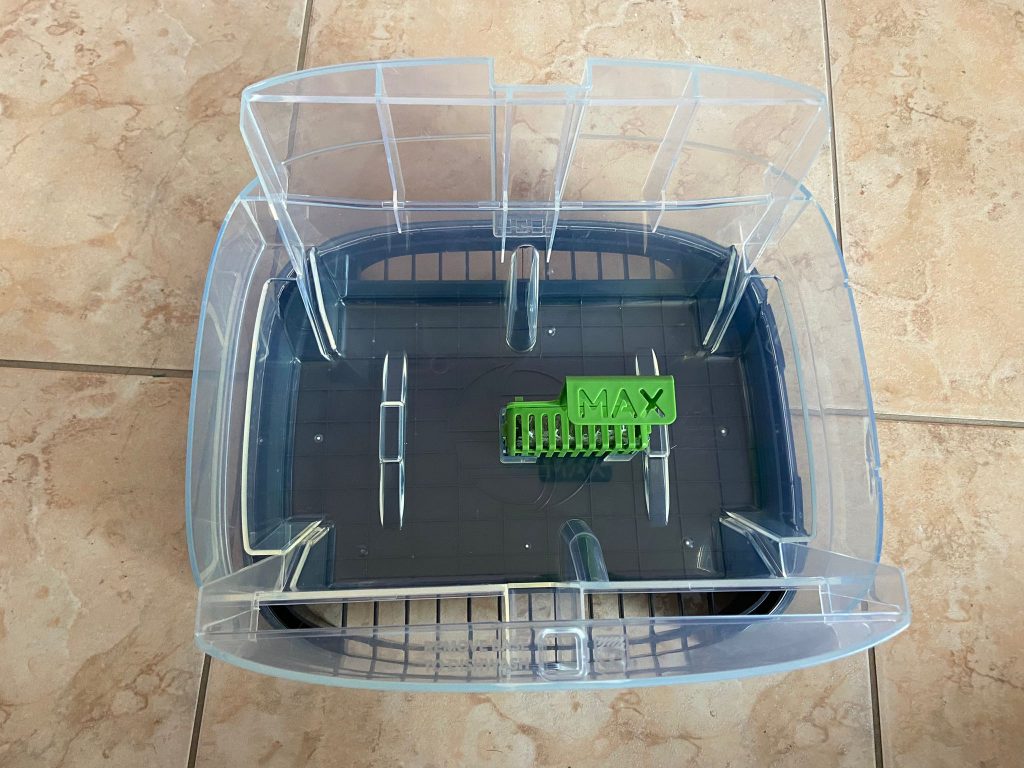 Wanne des Meaco Armin 680 Luftbefeuchters von oben