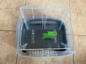 Wanne des Meaco Armin 680 Luftbefeuchters von oben