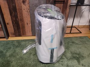 MeacoDry Arete Two Luftentfeuchter Verpackung in Plastik