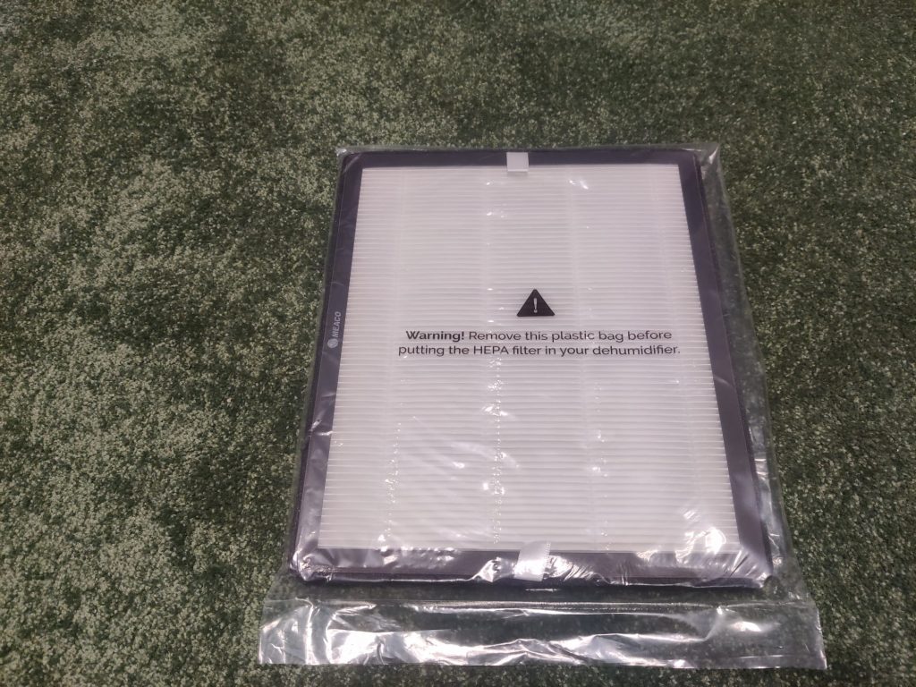 MeacoDry Arete Two Luftentfeuchter Luftfilter verpackt